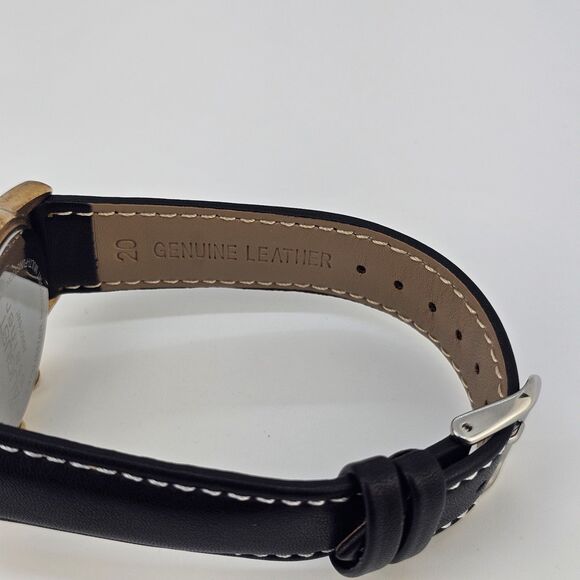 August Steiner Women's Watch 38MM White Dial New Leather Bands Battery READ - Picture 14 of 15